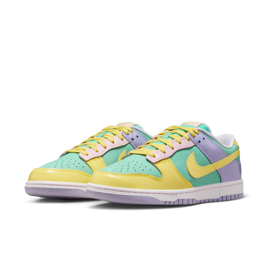 Nike "Dunk Low Retro" Mens - Emerald Rise / Yellow Pulse