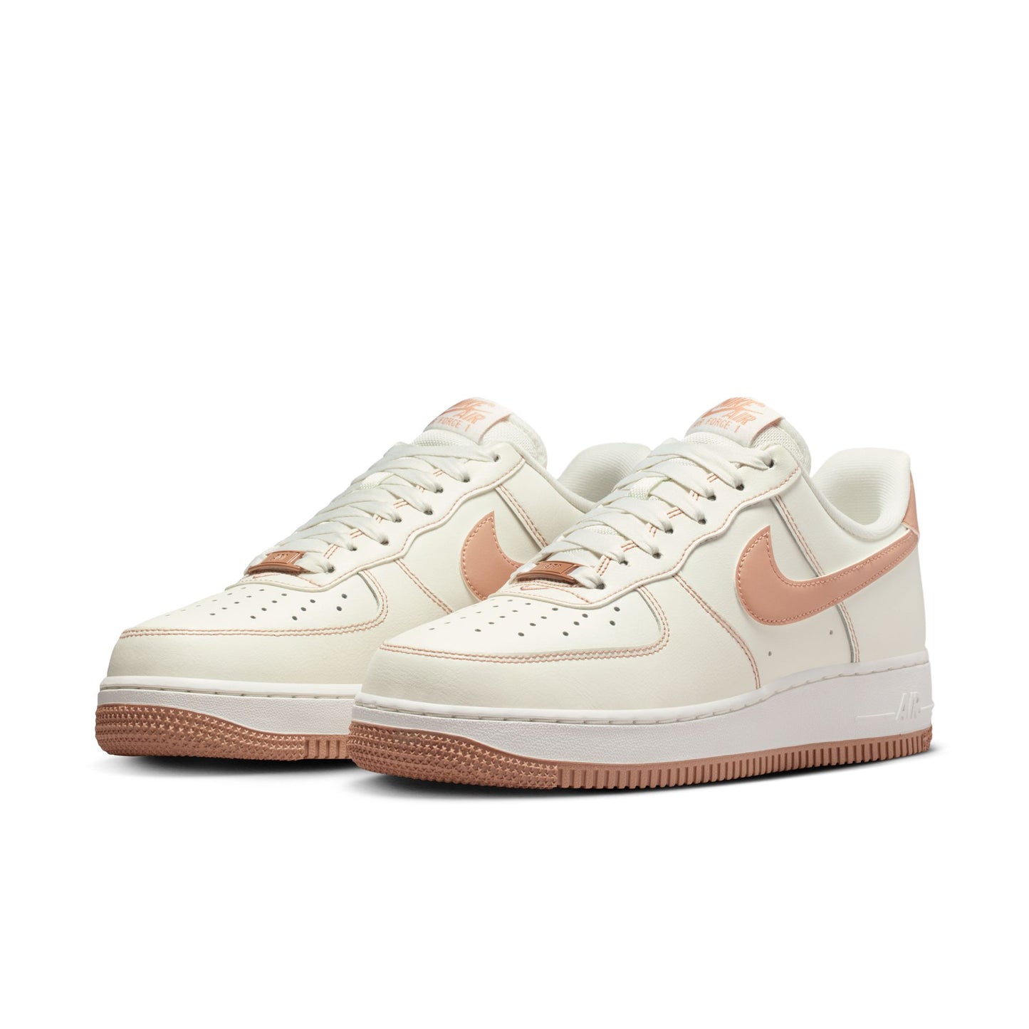 Nike "Air Force 1 '07" Womens - Sail / Rose Gold