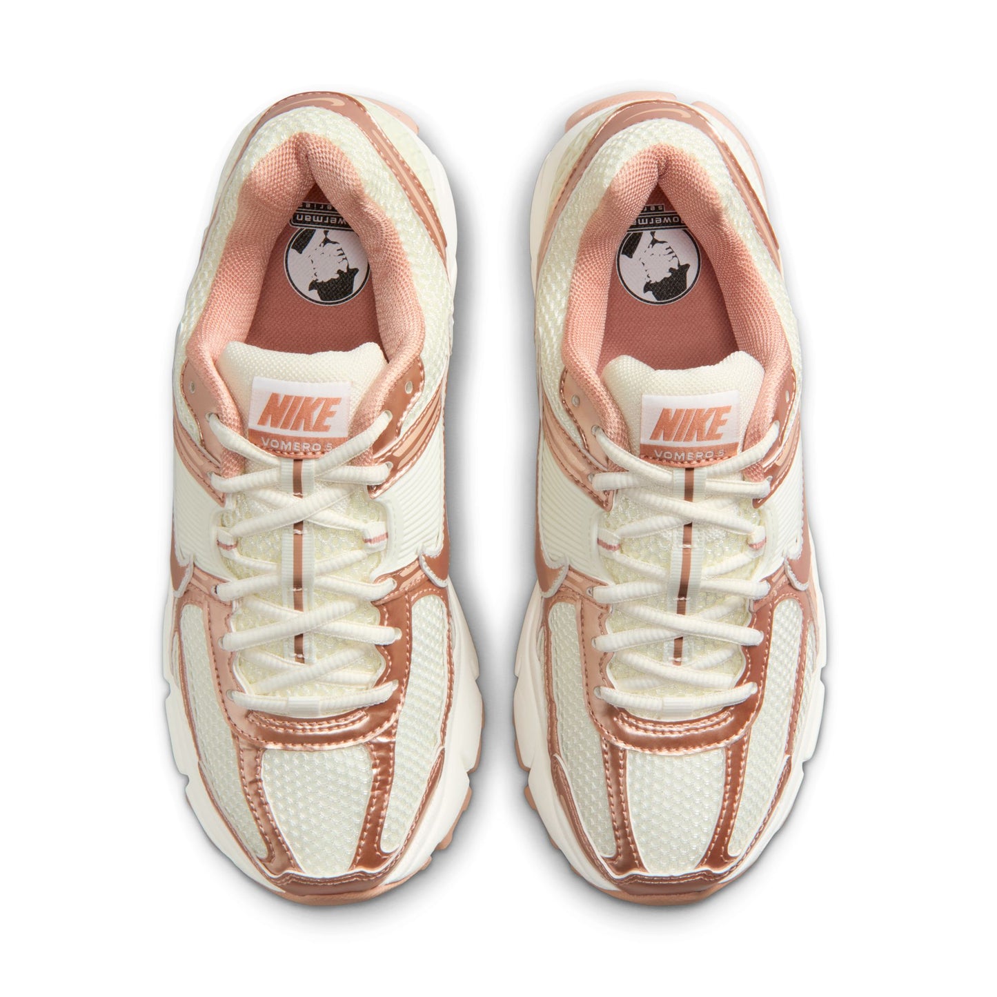 Nike "Zoom Vomero 5" Womens - Sail / Rose Gold