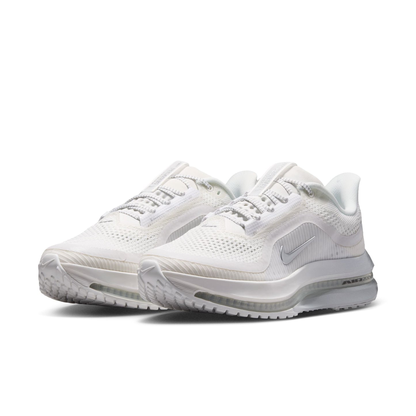 Nike "Pegasus Premium" Womens - Summit White / Metallic Silver
