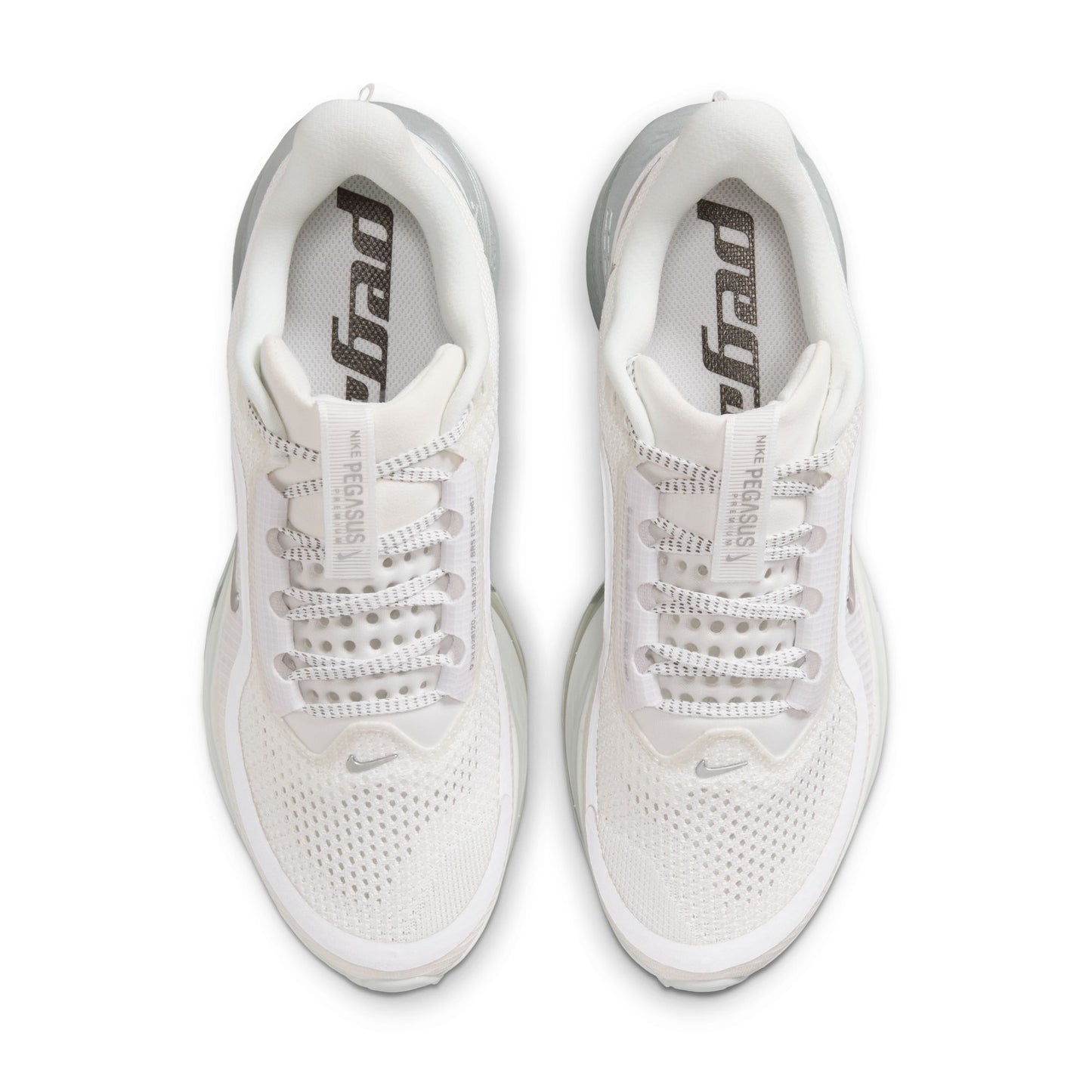 Nike "Pegasus Premium" Womens - Summit White / Metallic Silver