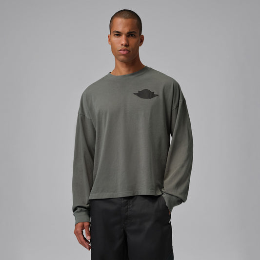 Air Jordan "MJ Wings Long-Sleeve Tee" Mens - River Rock