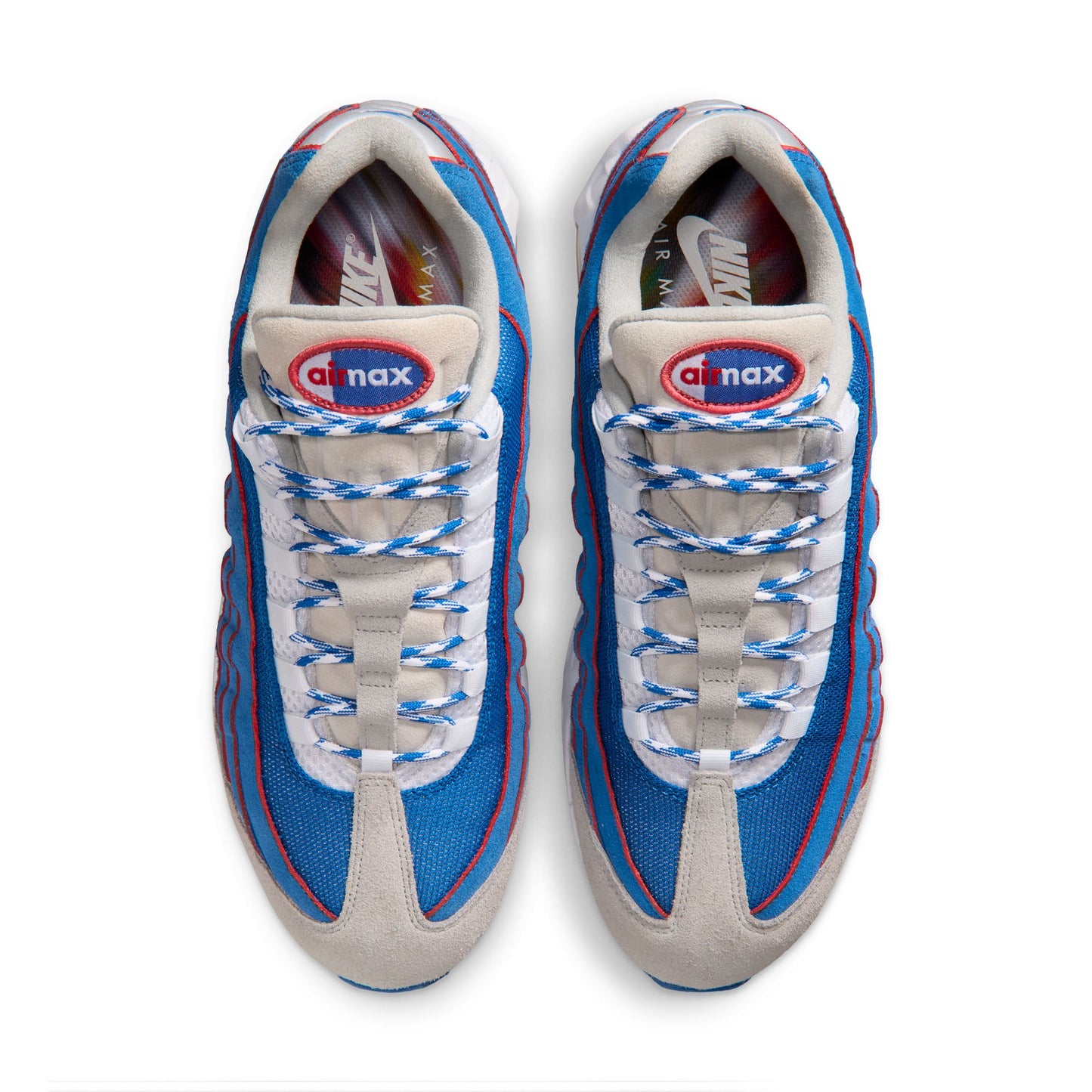 Nike "Air Max 95 Big Bubble QS 2" Mens - Blue Sapphire / Metallic Silver