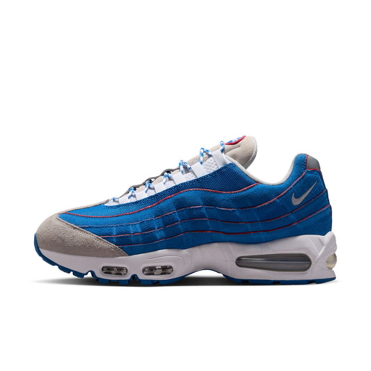 Nike "Air Max 95 Big Bubble QS 2" Mens - Blue Sapphire / Metallic Silver