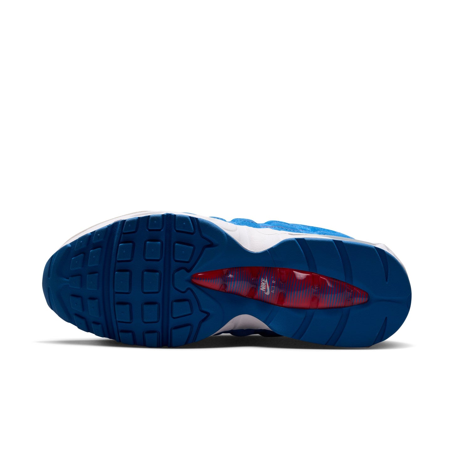 Nike "Air Max 95 Big Bubble QS 2" Mens - Blue Sapphire / Metallic Silver