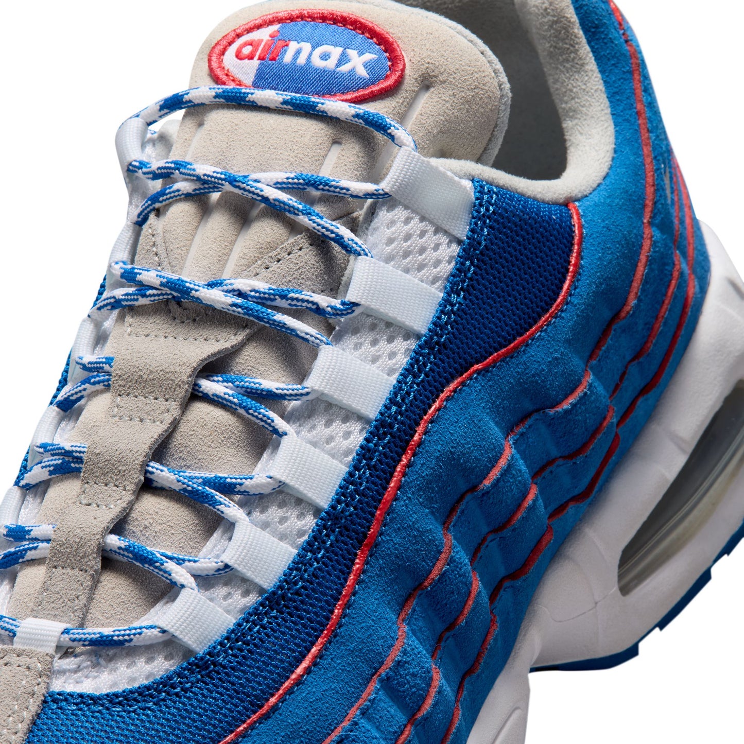 Nike "Air Max 95 Big Bubble QS 2" Mens - Blue Sapphire / Metallic Silver