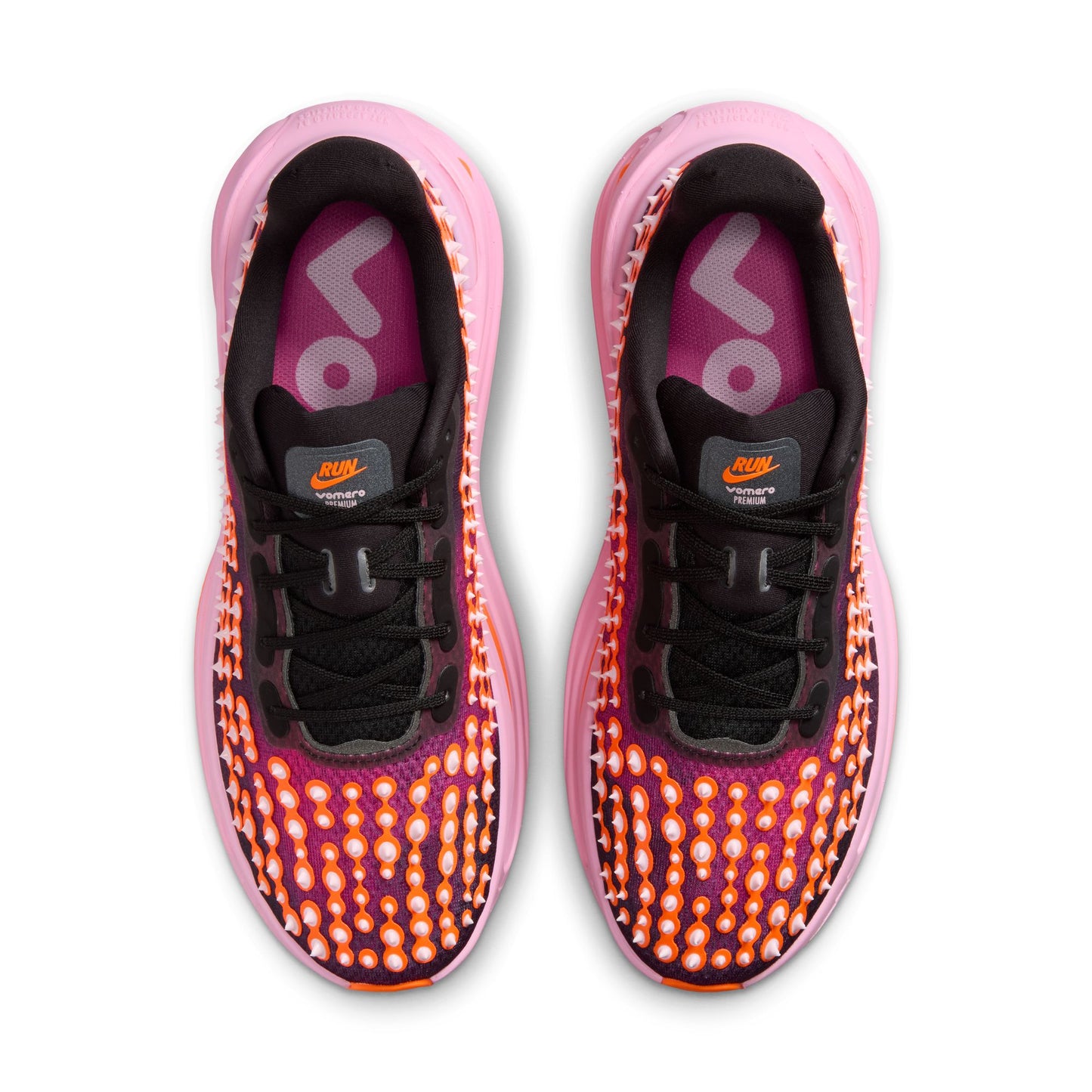 Nike "Vomero PRM QS" Mens - Black / Total Orange / Arctic Pink