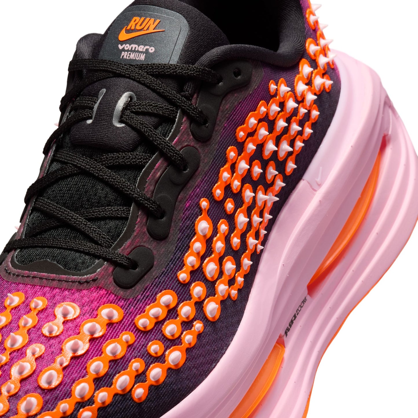Nike "Vomero PRM QS" Mens - Black / Total Orange / Arctic Pink
