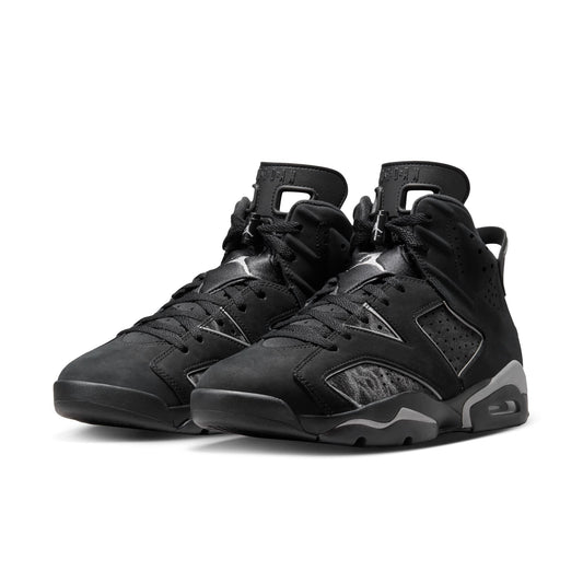 Air Jordan "6 Retro" Mens - Black / Reflect Silver-Black