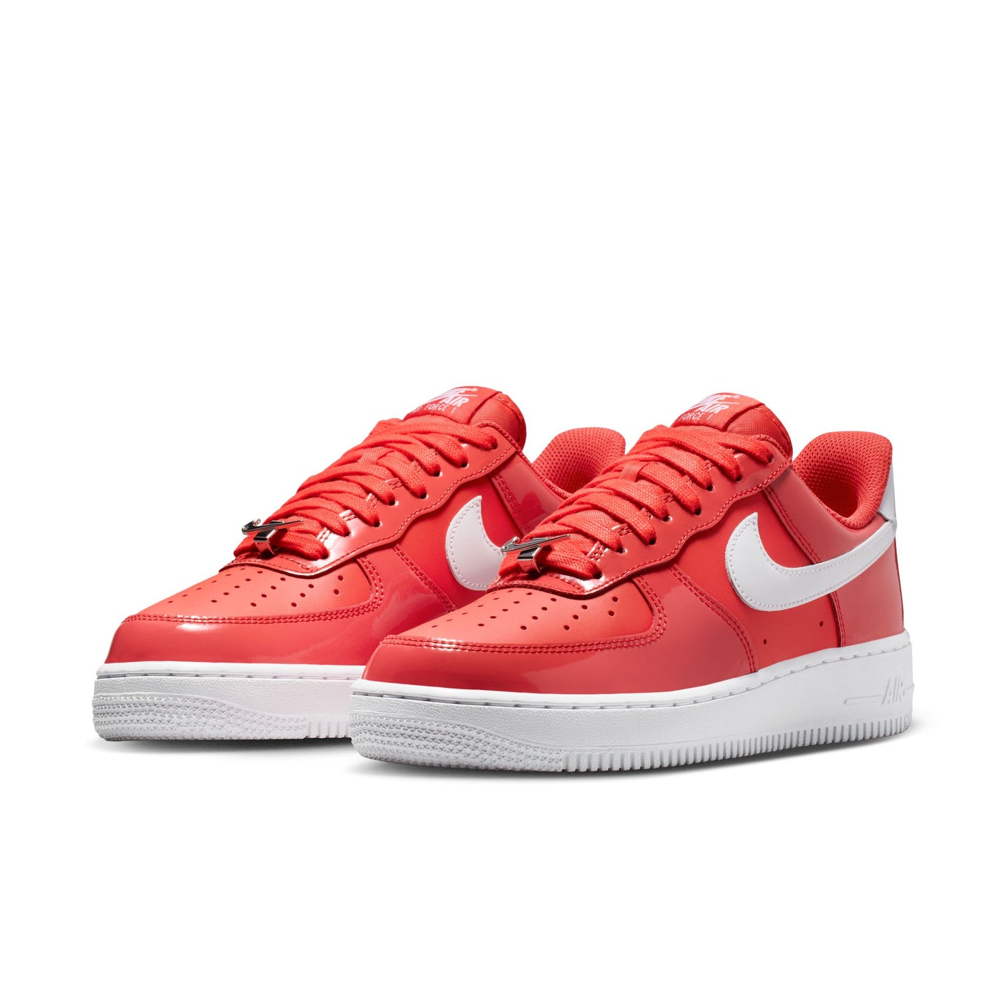 Nike "Air Force 1 '07" Womens - LT Crimson / White