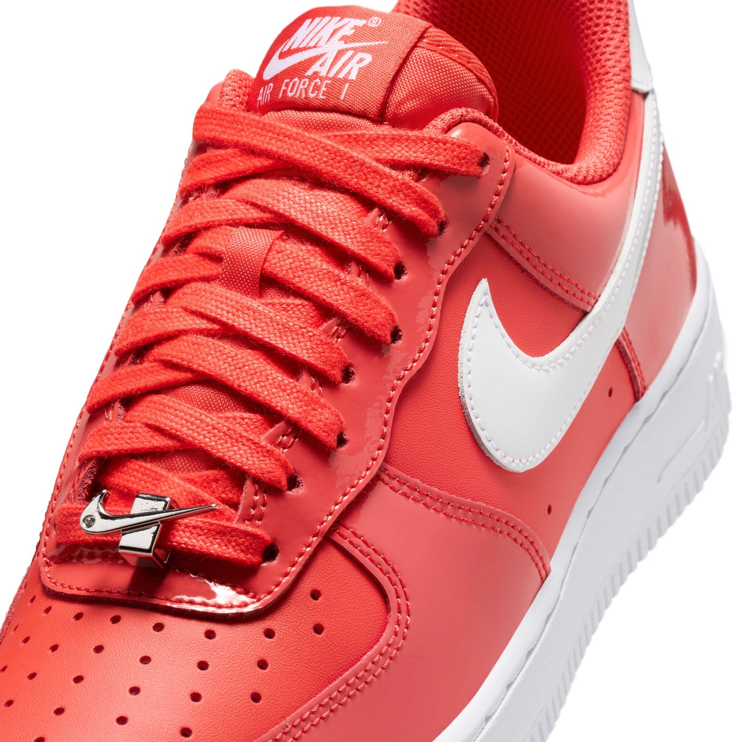Nike "Air Force 1 '07" Womens - LT Crimson / White