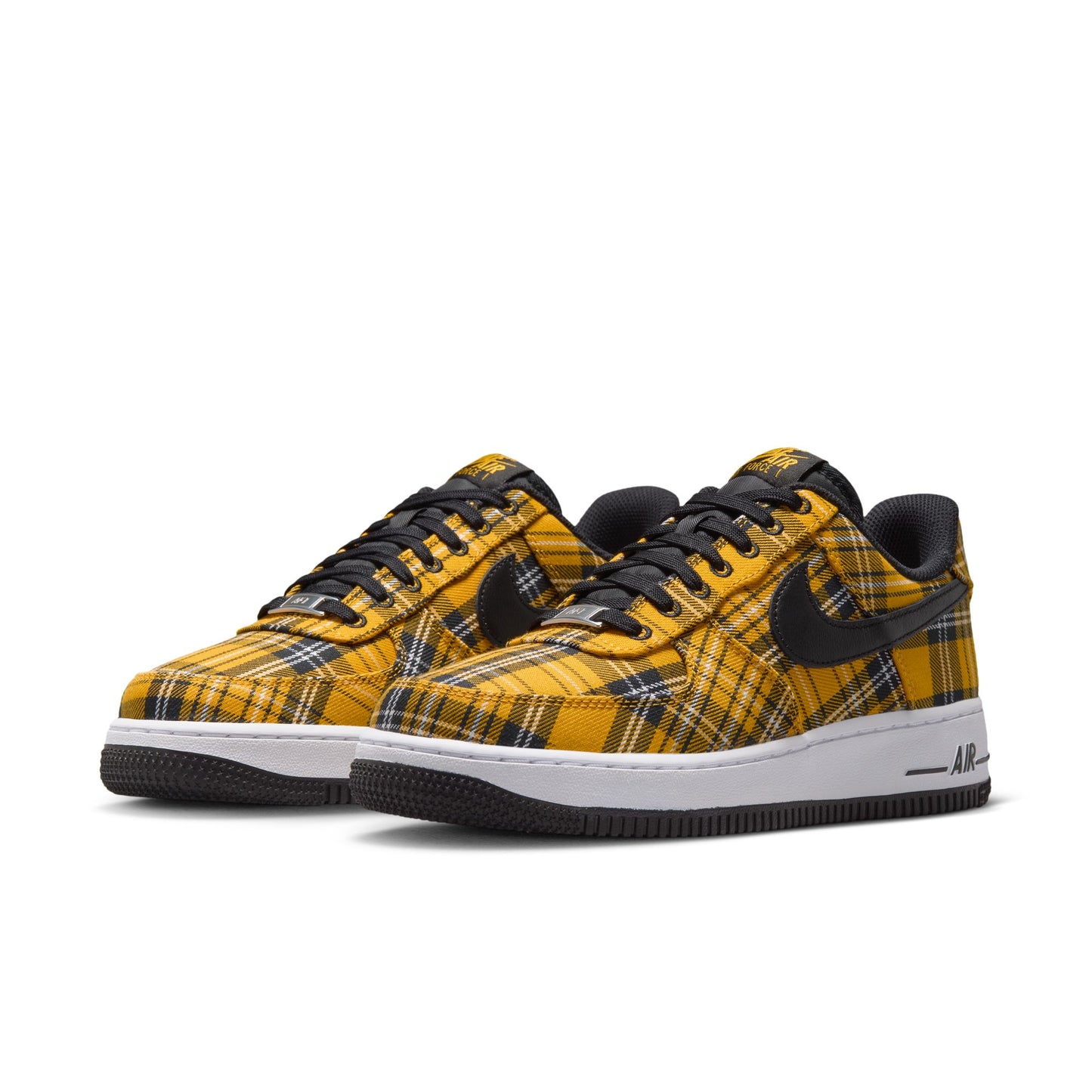 Nike "Air Force 1 '07" Womens - Multi-Color / Black - Yellow Ochre