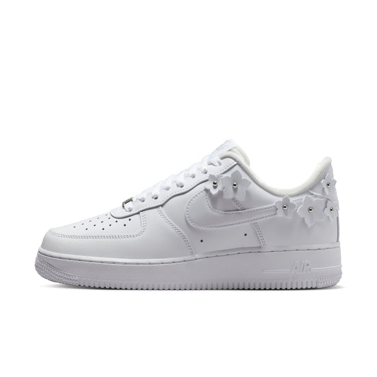Nike "Air Force 1 '07" Womens - White / White / Wolf Grey