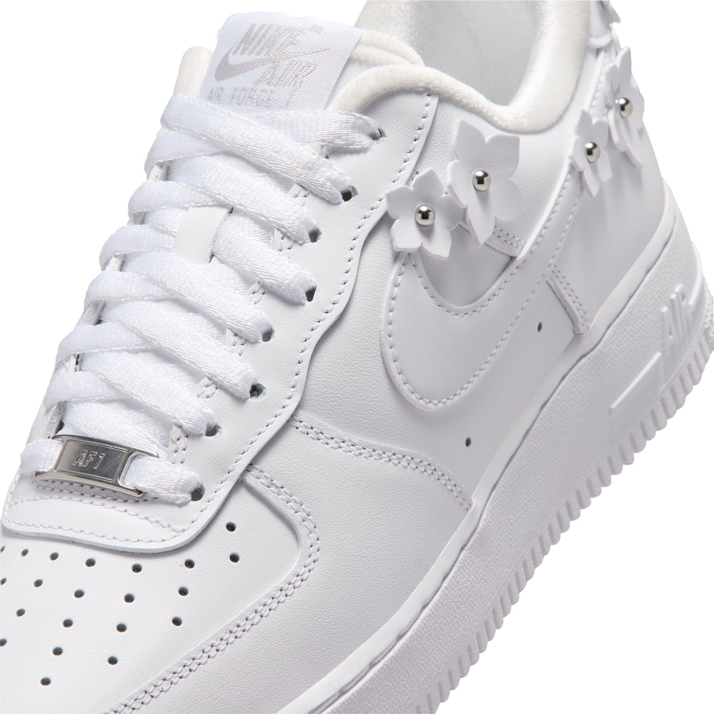 Nike "Air Force 1 '07" Womens - White / White / Wolf Grey