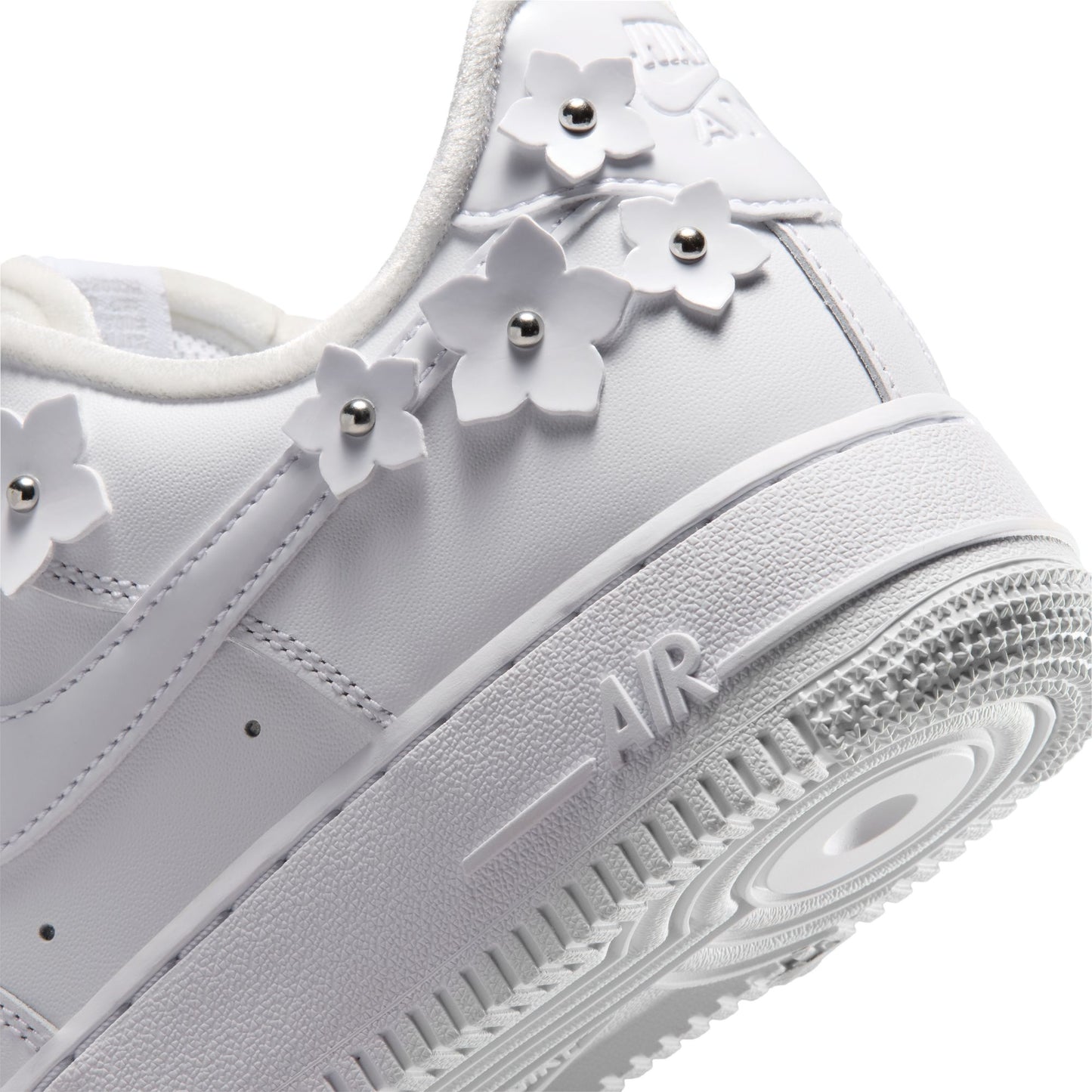 Nike "Air Force 1 '07" Womens - White / White / Wolf Grey