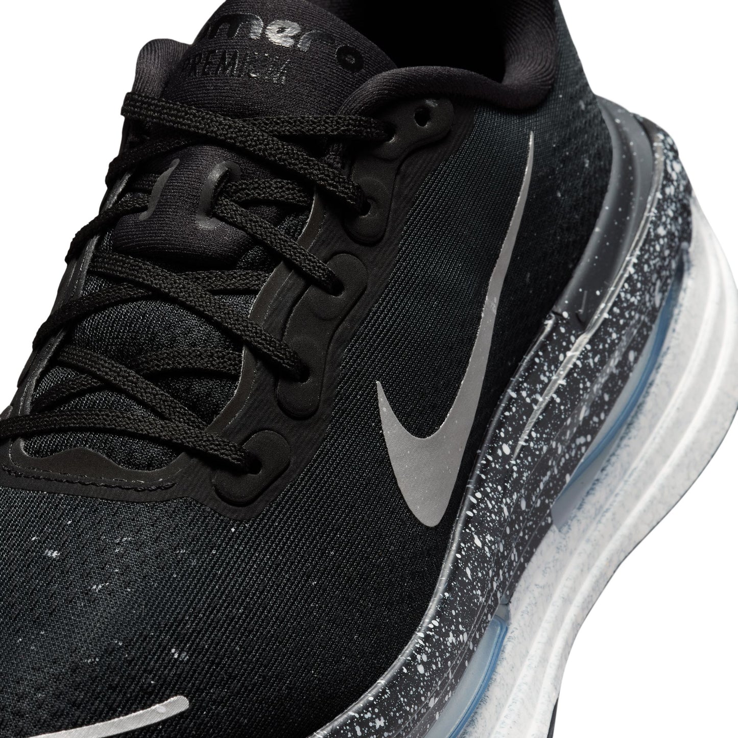 Nike "Vomero Premium QS" Womens - Black / Metallic Silver / White