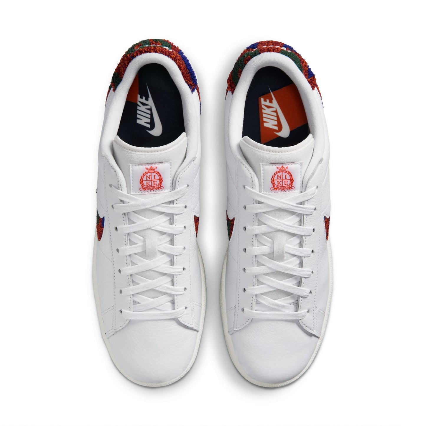 Nike "Tennis Classic CS PRM Terry 2" Mens - White / White Sail / Safety Orange