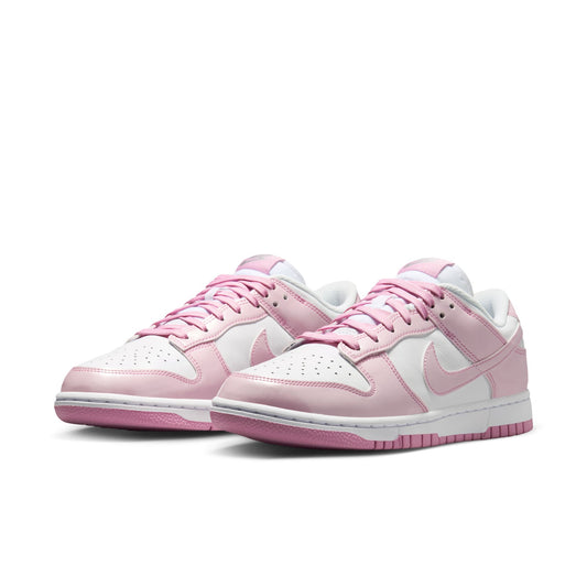 Nike "Dunk Low SE Street 1" Womens - White / Pink Rise / White