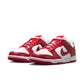 Nike "Dunk Low SE Street 1" Womens - White / University Red / White