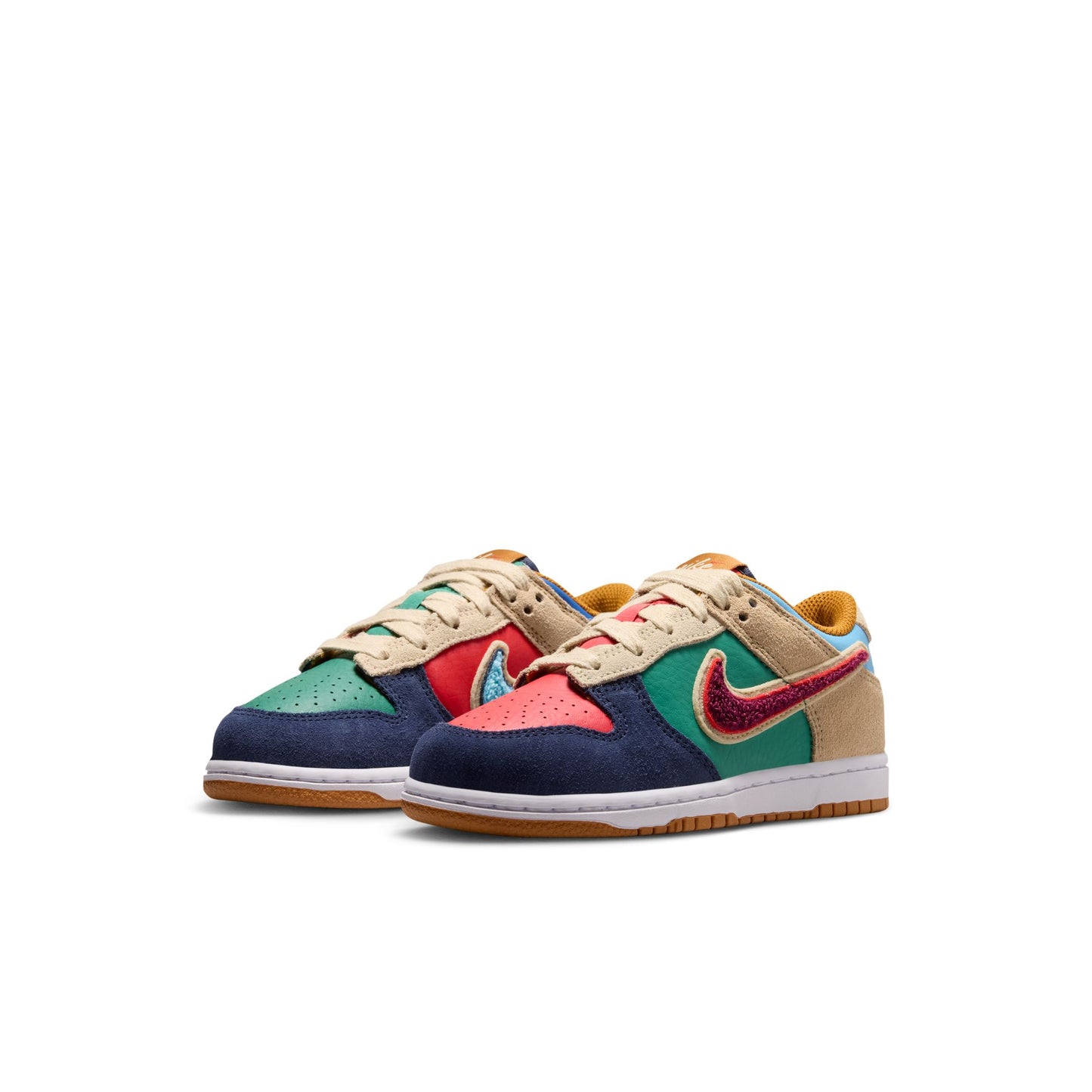 Nike "Dunk Low BP" Preschool - Midnight Navy / Speed Red