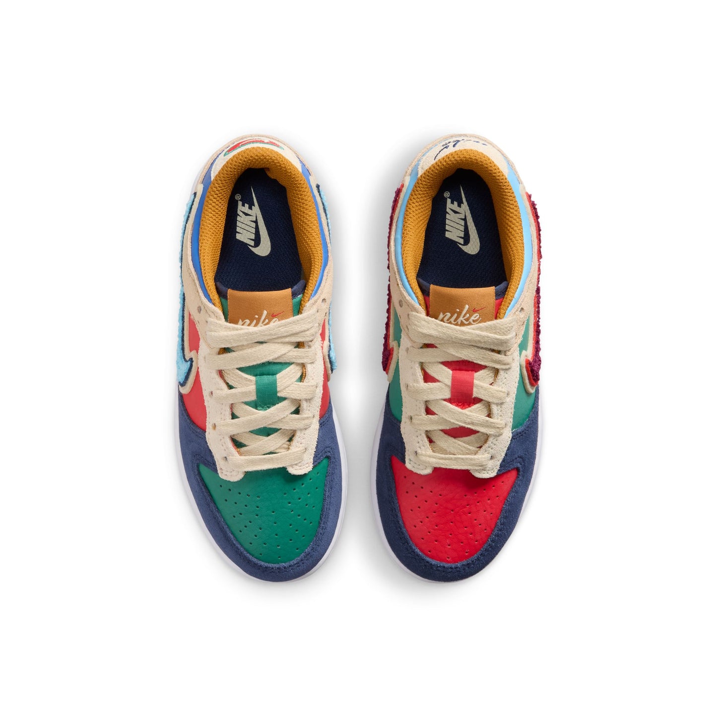 Nike "Dunk Low BP" Preschool - Midnight Navy / Speed Red