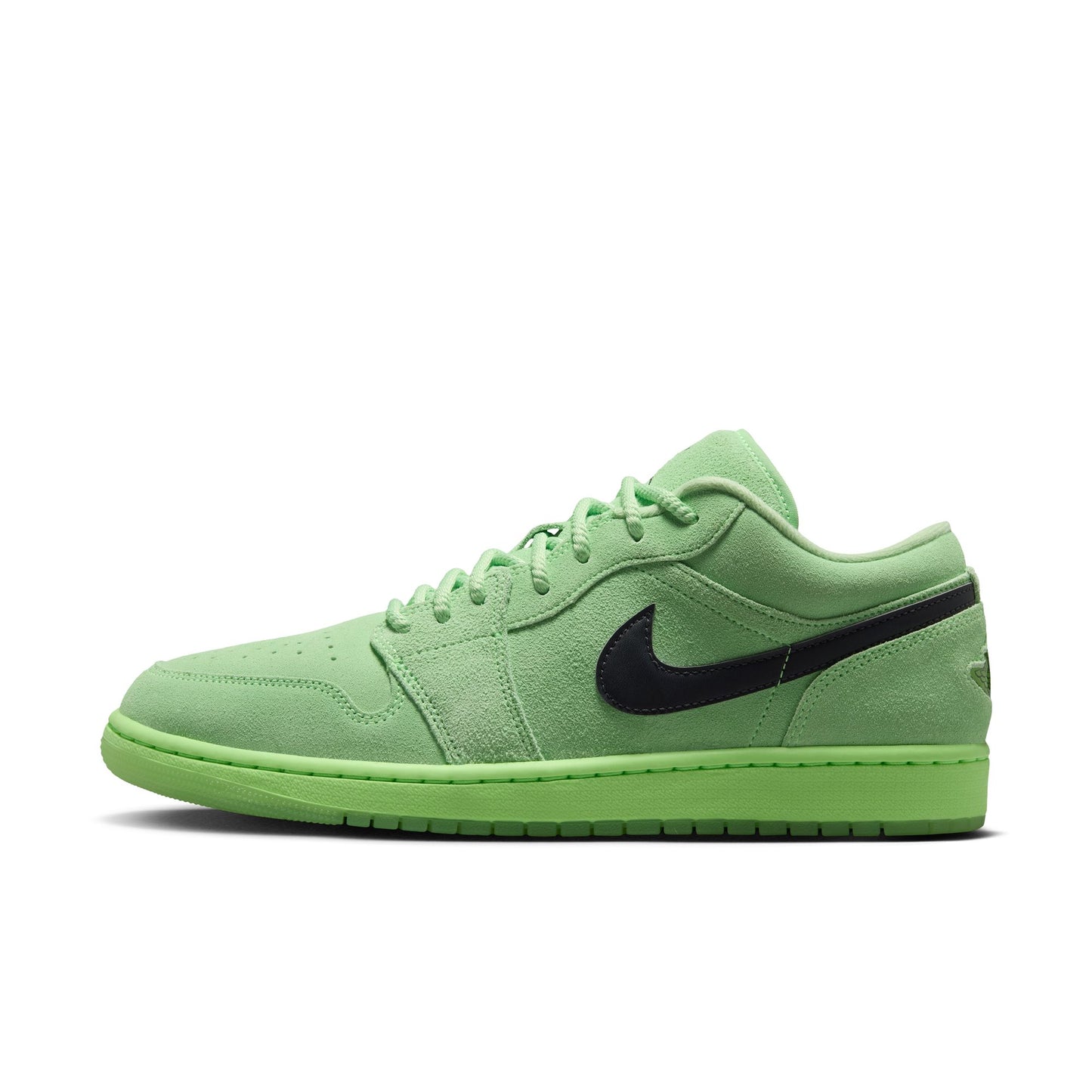 Air Jordan "1 Low SE" Mens - Lime Blast / Anthracite