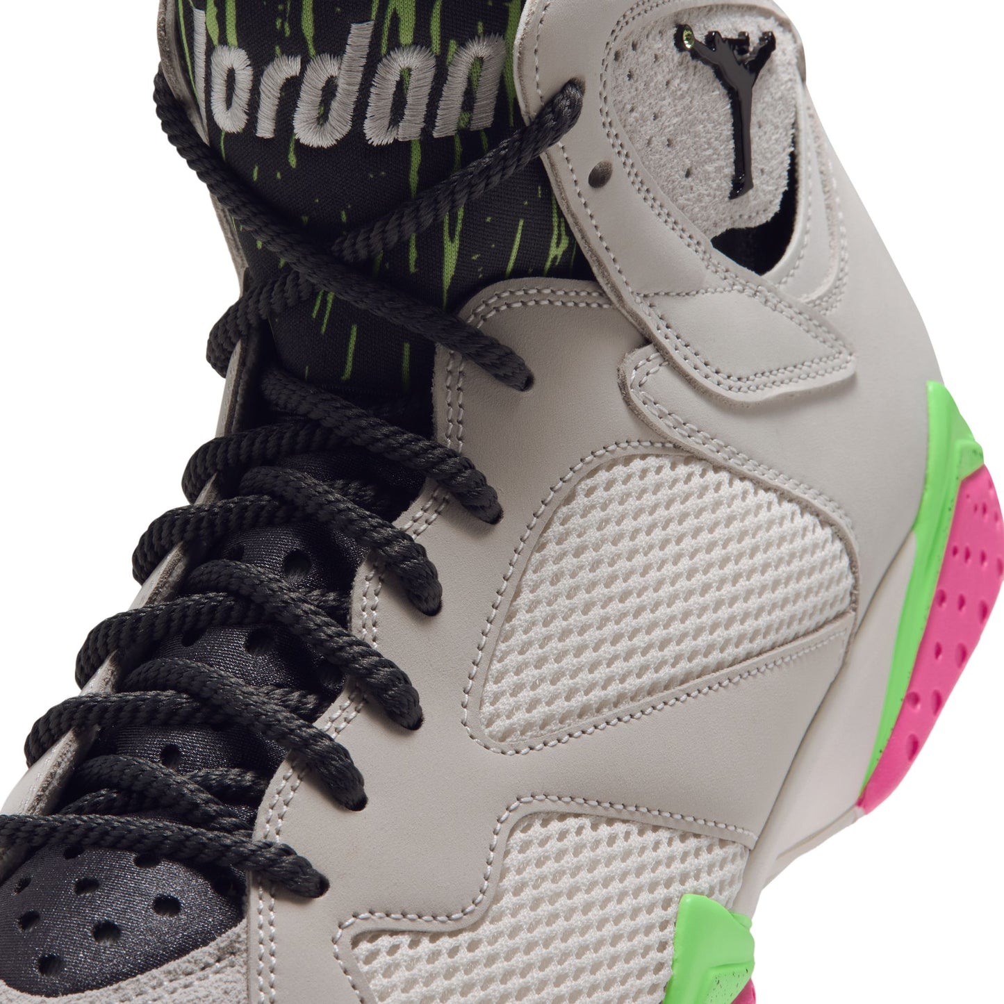 Air Jordan "7 Retro" Mens - Phantom / Anthracite / Lime Blast