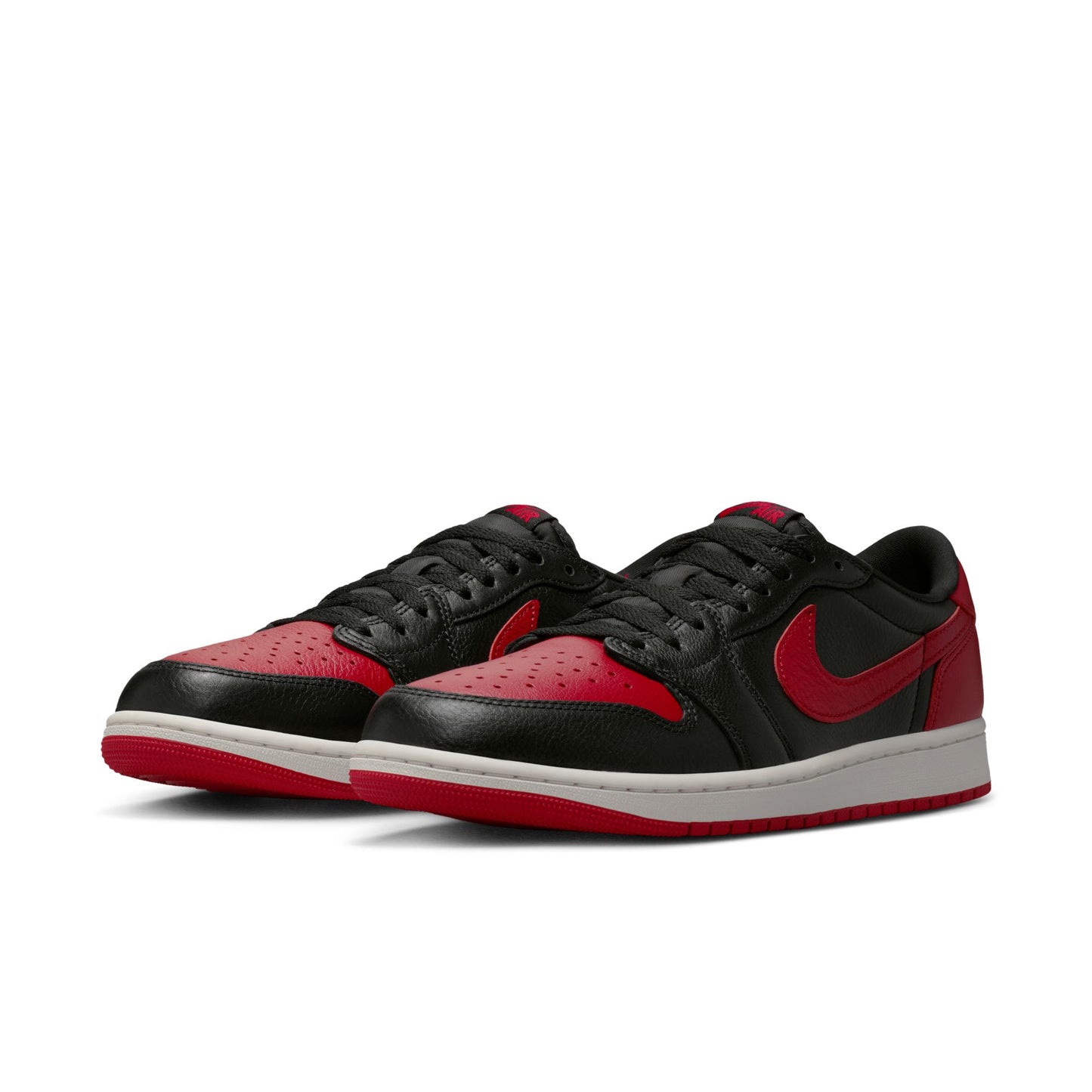 Air Jordan "1 Retro Low OG" Mens - Black / Black-Varsity Red