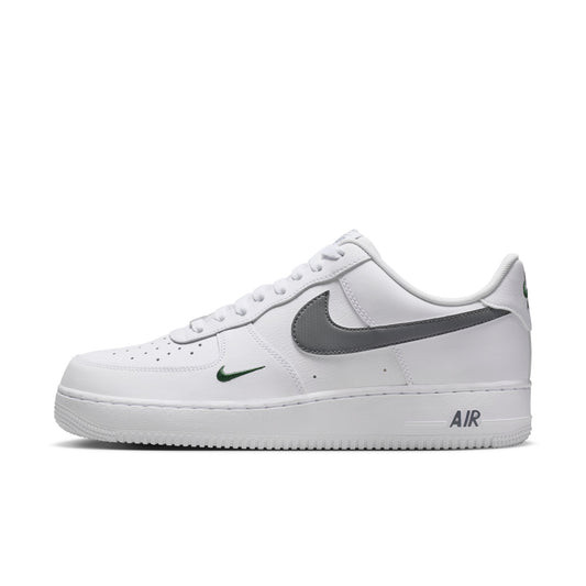 Nike "Air Force One 07' Tech ESS" Mens - White / Cool Grey / Fir / Cool Grey