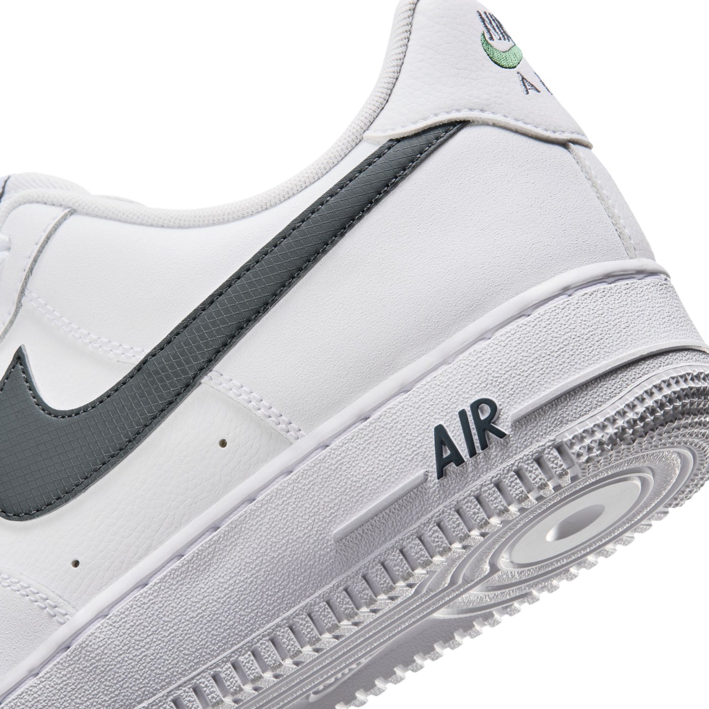 Nike "Air Force One 07' Tech ESS" Mens - White / Cool Grey / Fir / Cool Grey