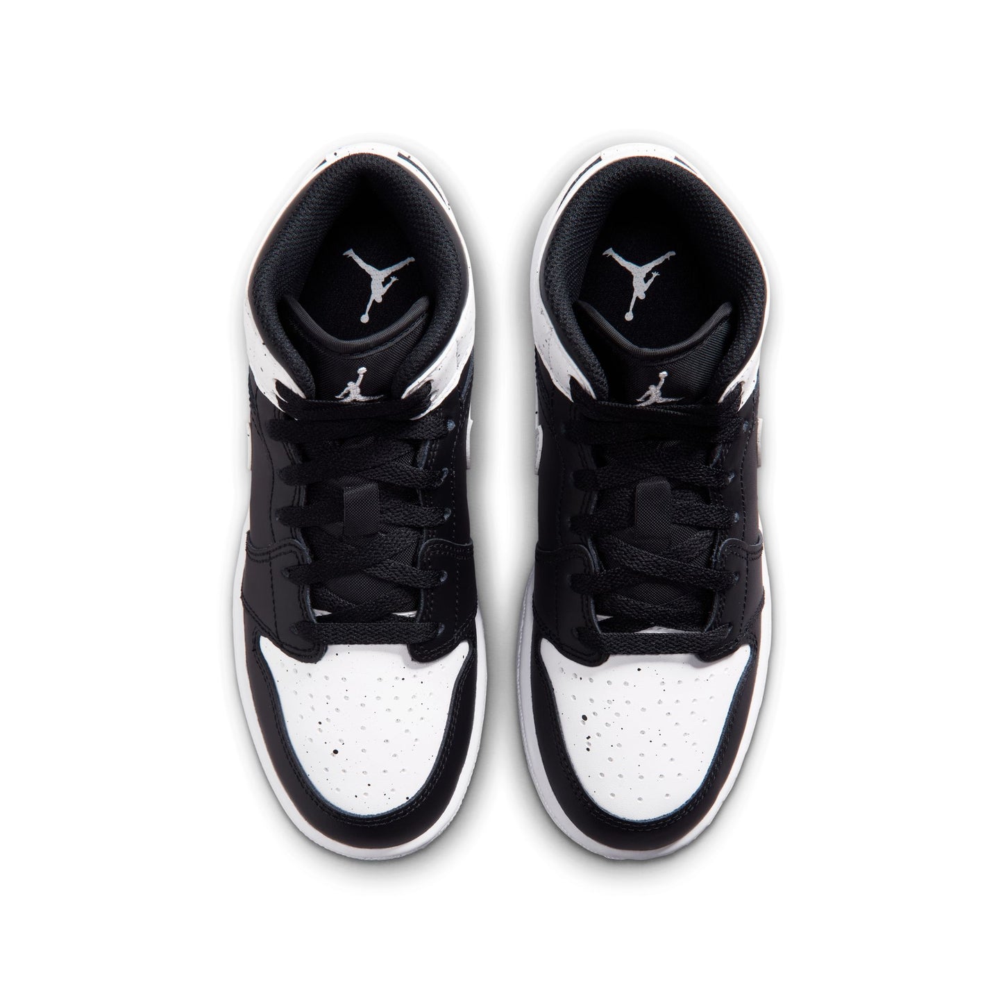 Air Jordan "1 Mid BG" Grade School - Black / White