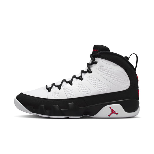 Air Jordan "9 Retro OG" Mens - White / True Red-Black (Space Jam)
