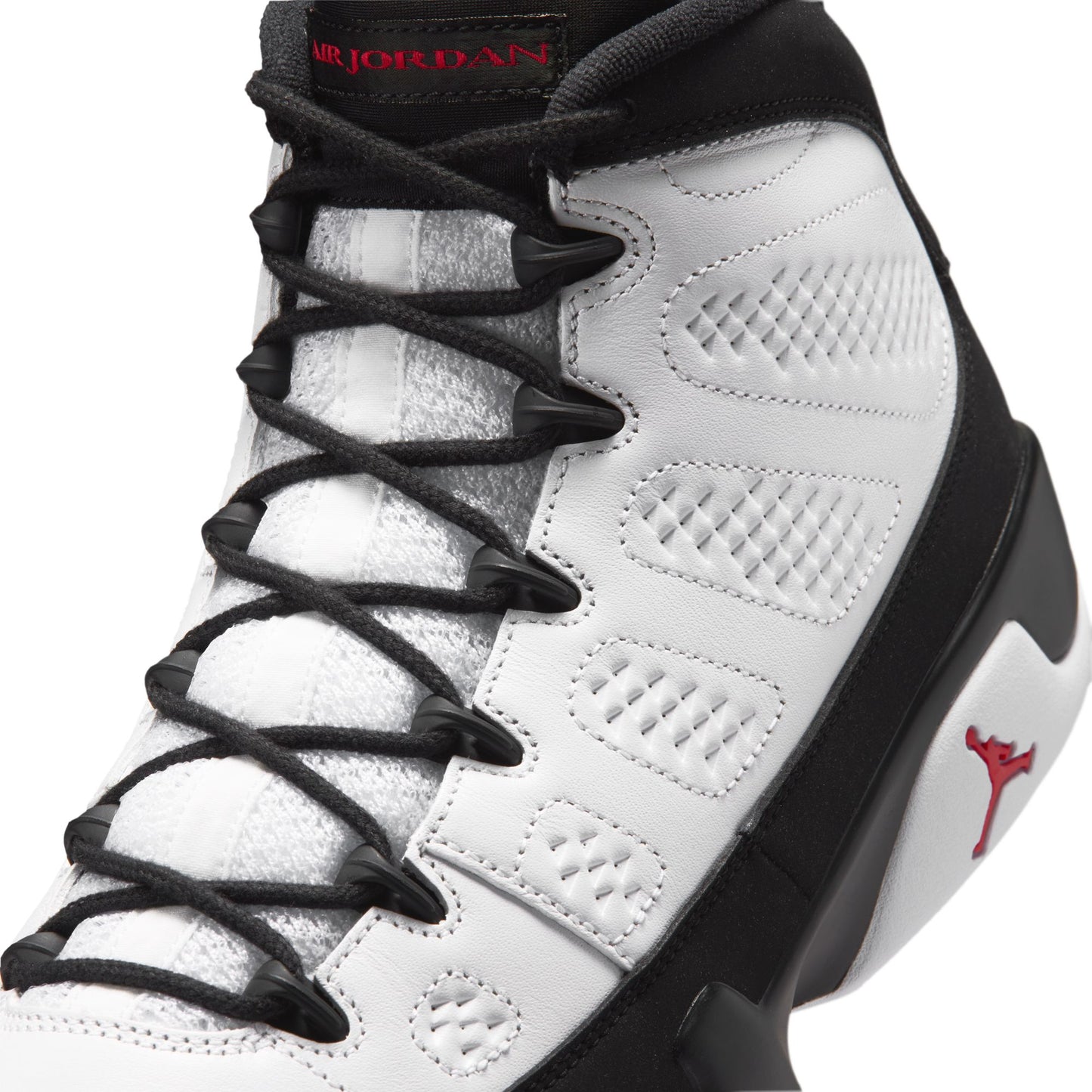 Air Jordan "9 Retro OG" Mens - White / True Red-Black (Space Jam)