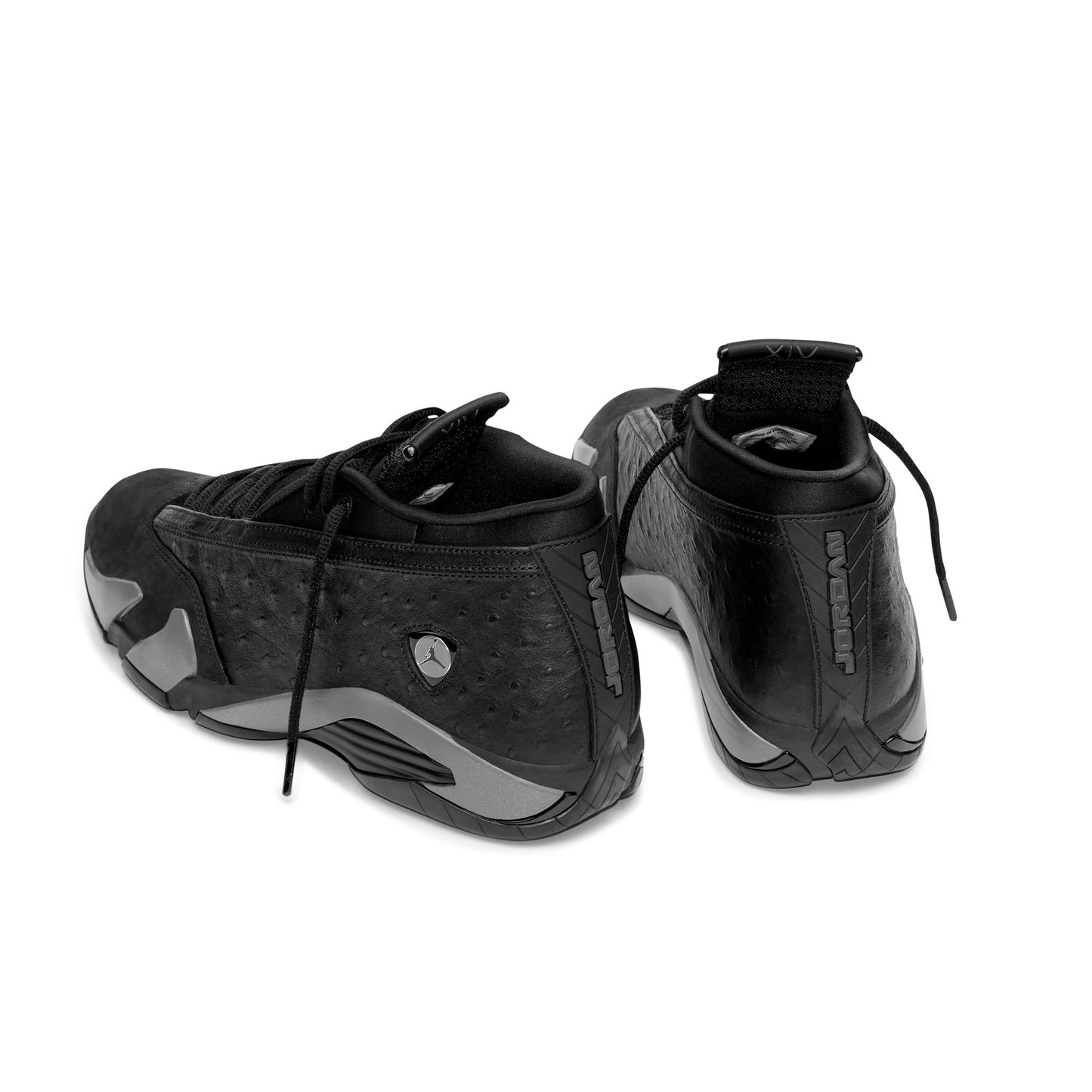 Air Jordan "14 Retro Low OG SP" Mens - Black / Medium Ash