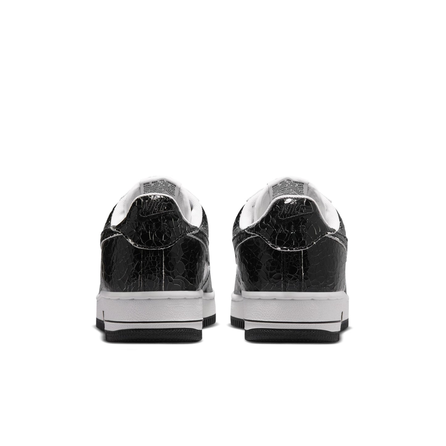 Nike "Air Force 1 Cracked Leather" Mens - Black / White