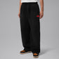 Jordan "Flight Fleece Pant" Mens - Black/University Red