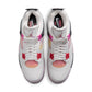Air Jordan "4 Retro" Mens - Off White / Fire Pink / Anthracite