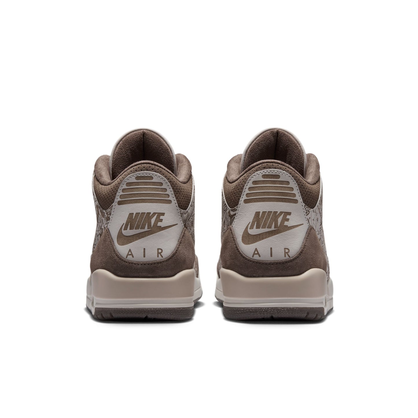 Air Jordan "3 Retro Laser" Mens - Phanton / University Red