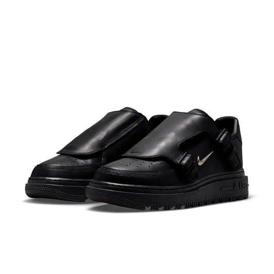 Nike "Air Force 1 LX" Mens - Black / Metallic Silver