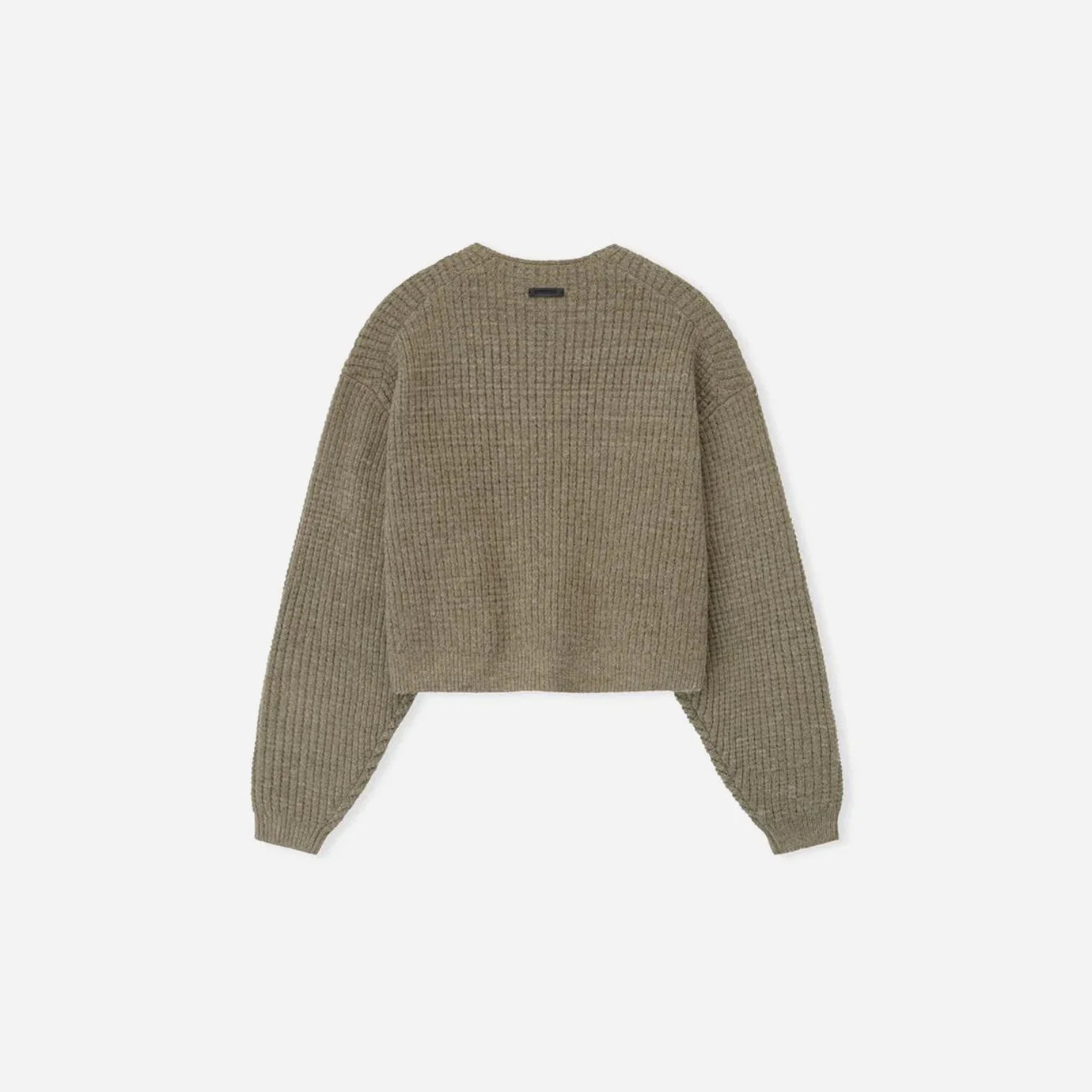 Fear of God Essentials "Heavy Waffle Crewneck 90's Sweater" W - Homestead Heather