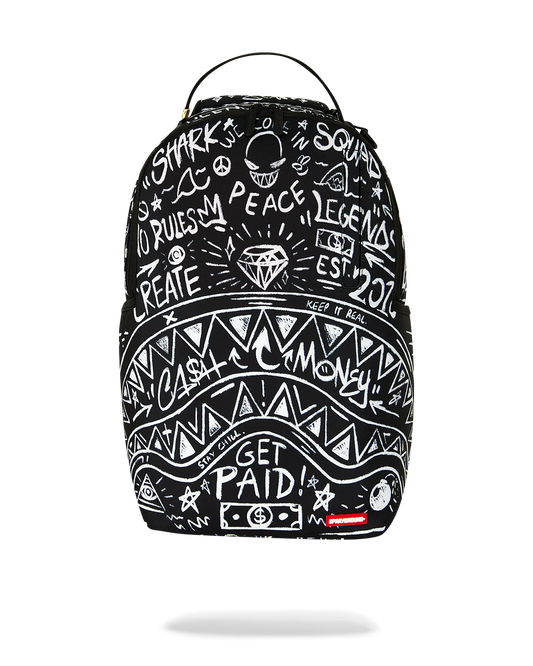 Sprayground "From Doodles to Dreams" Backpack - Black