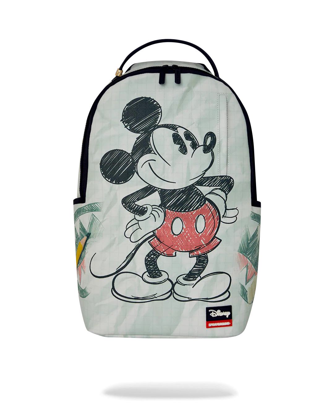Sprayground "Disney Mickey Sketch" Backpack - White