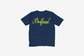Badfriend "Cursive Logo S/S Tee" M - Navy