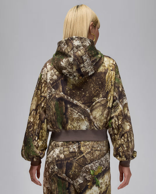 Air Jordan "Brooklyn Full-Zip Hoodie" Womens - Realtree Camo
