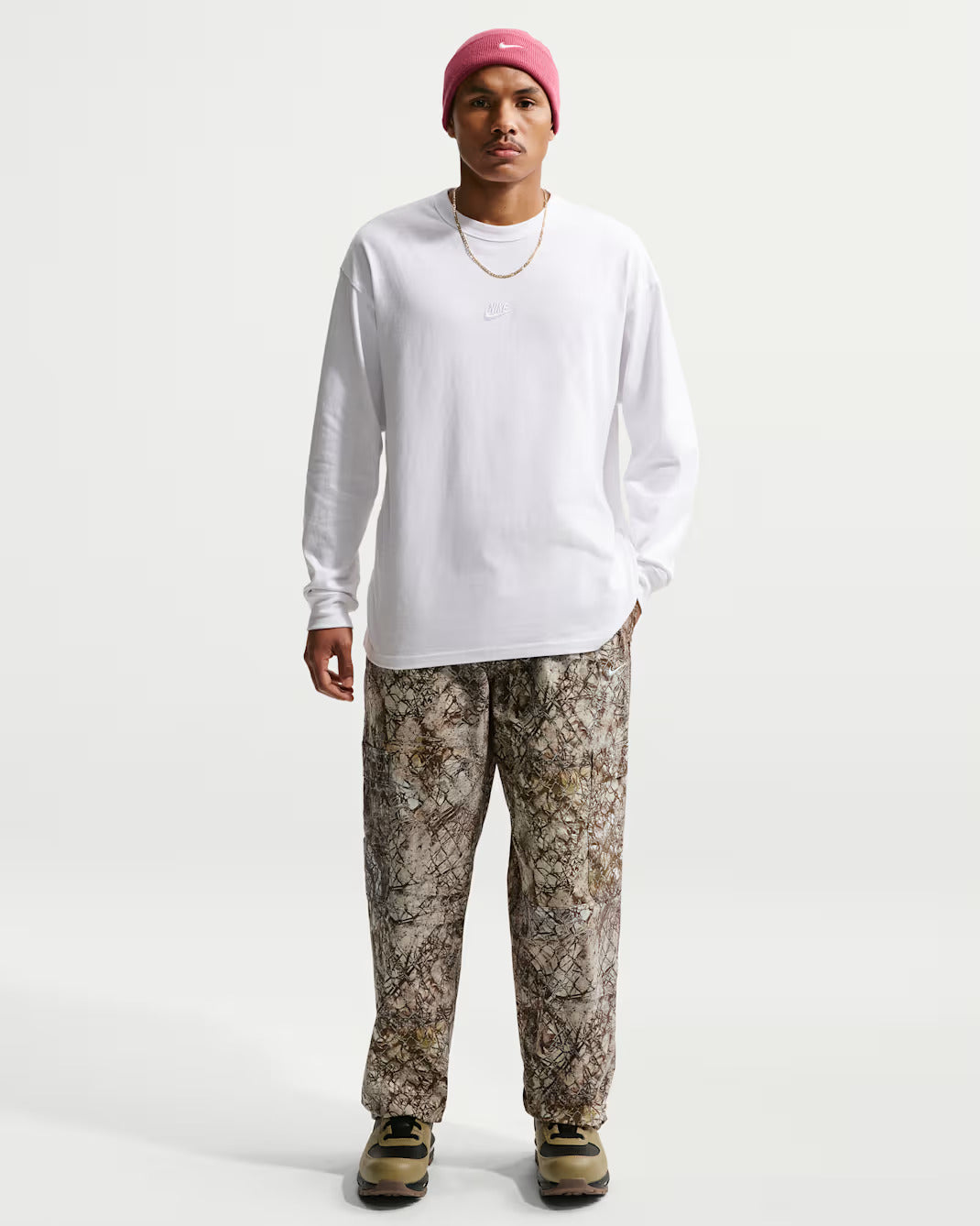 Nike "Club Woven Cargo Pants" Mens - Khaki / Velvet Brown