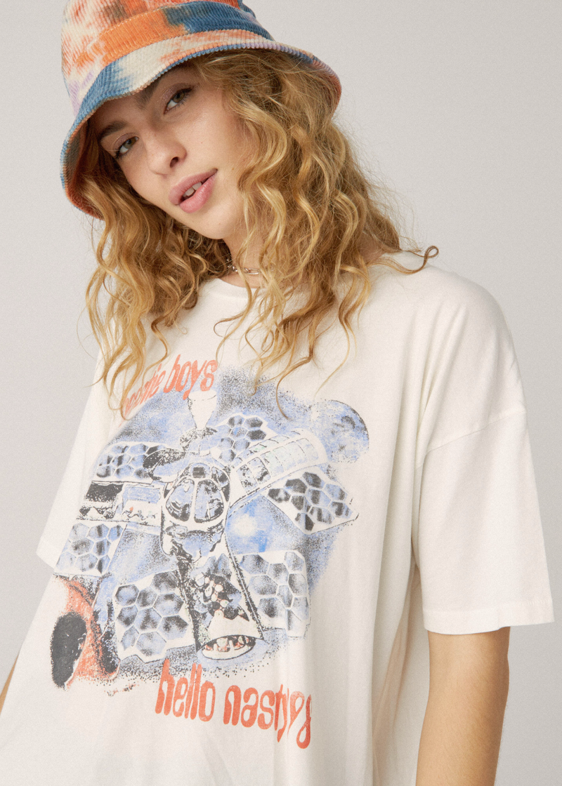 Daydreamer "Bestie Boys Hello Nasty 98" Womens - Vintage White
