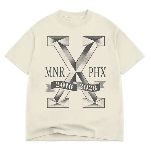 Manor "Big X The T-Shirt" Mens - Off White