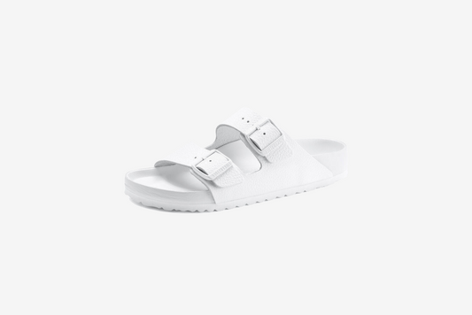 Birkenstock "Arizona BS Leather (Narrow Fit)" W - White / White