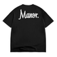 Manor "Manor Classic Embroidered Tee" Kids - Black / White