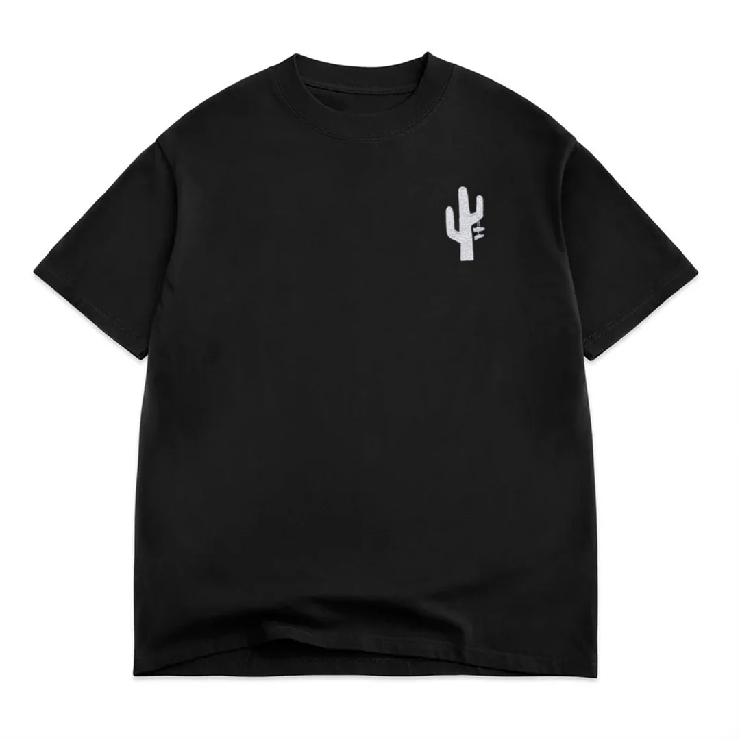 Manor "Manor Classic Embroidered Tee" Kids - Black / White